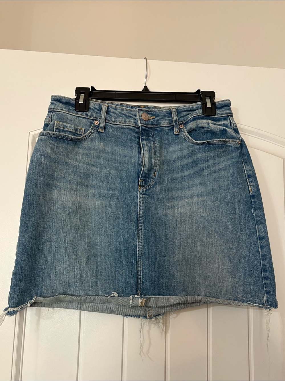 Old Navy Light Blue Denim Mini Skirt